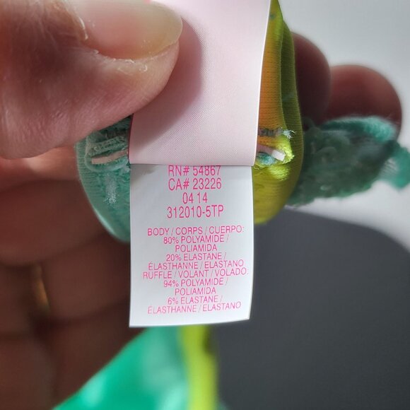 Victoria's Secret Womens Sequin Bikini Top Swimsuit Size Small Beach Summer Pool - Picture 10 of 10